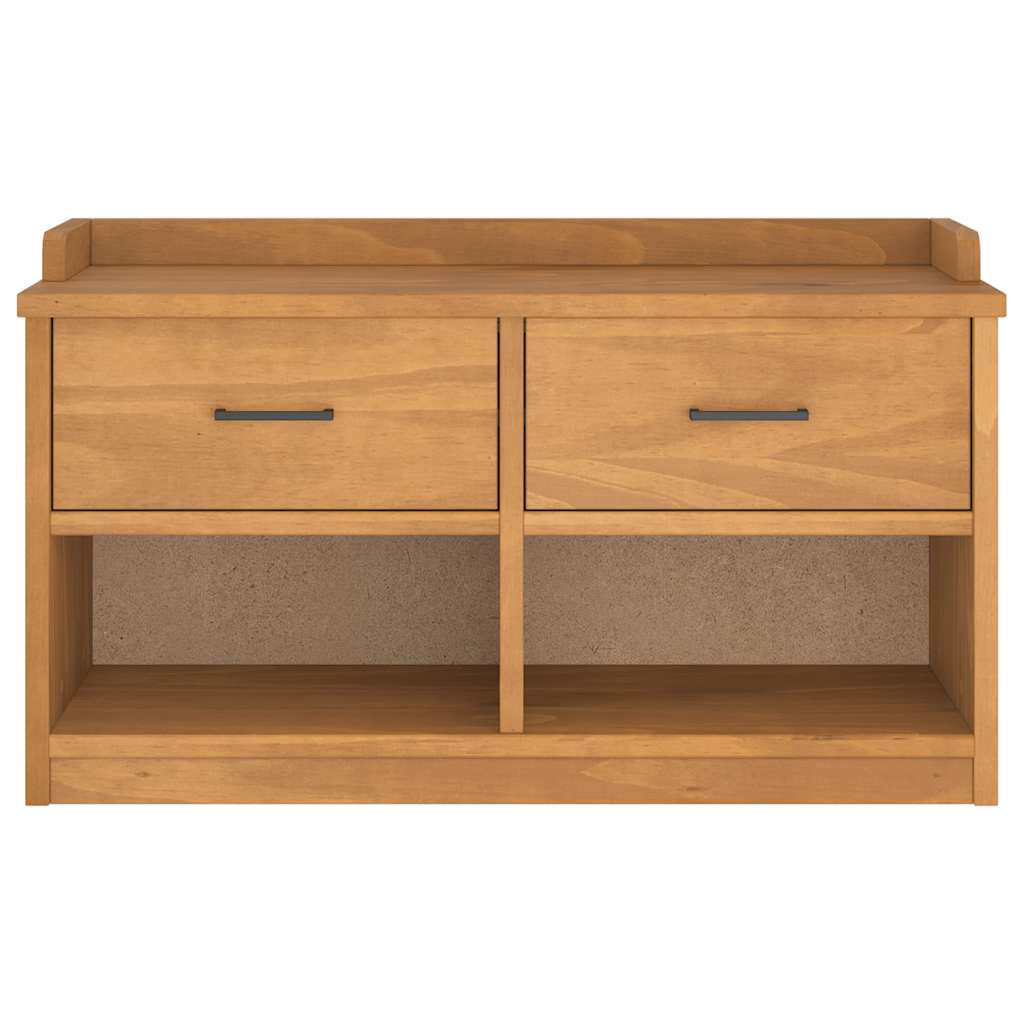 Eteisen Penkki Sandnes 87X40X50 Cm Täysi Mänty