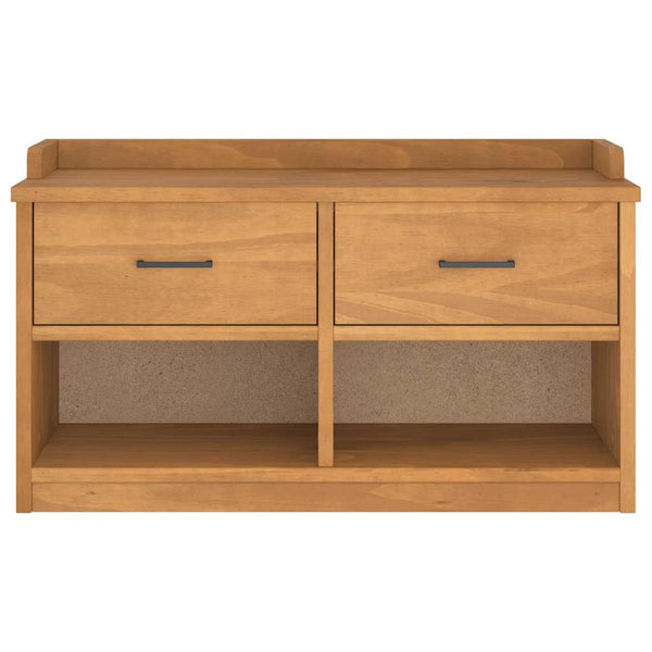 Eteisen Penkki Sandnes 87X40X50 Cm Täysi Mänty