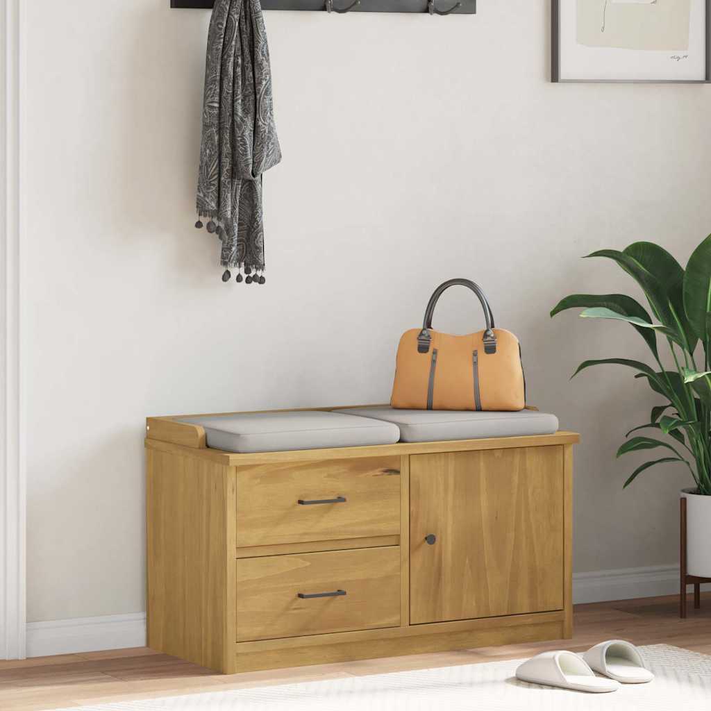 Eteisen Penkki Sandnes 87X40X50 Cm Täysi Mänty