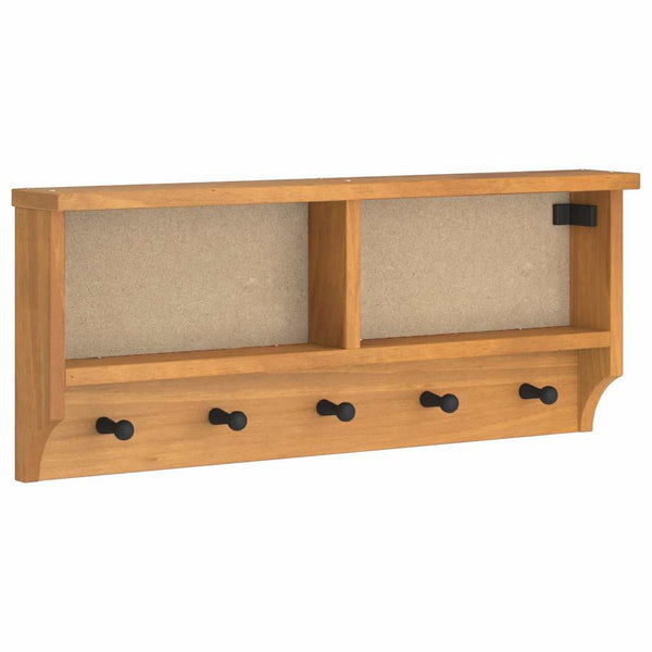 Seinänaulakko Sandnes 87X12X35 Cm Täysi Mänty