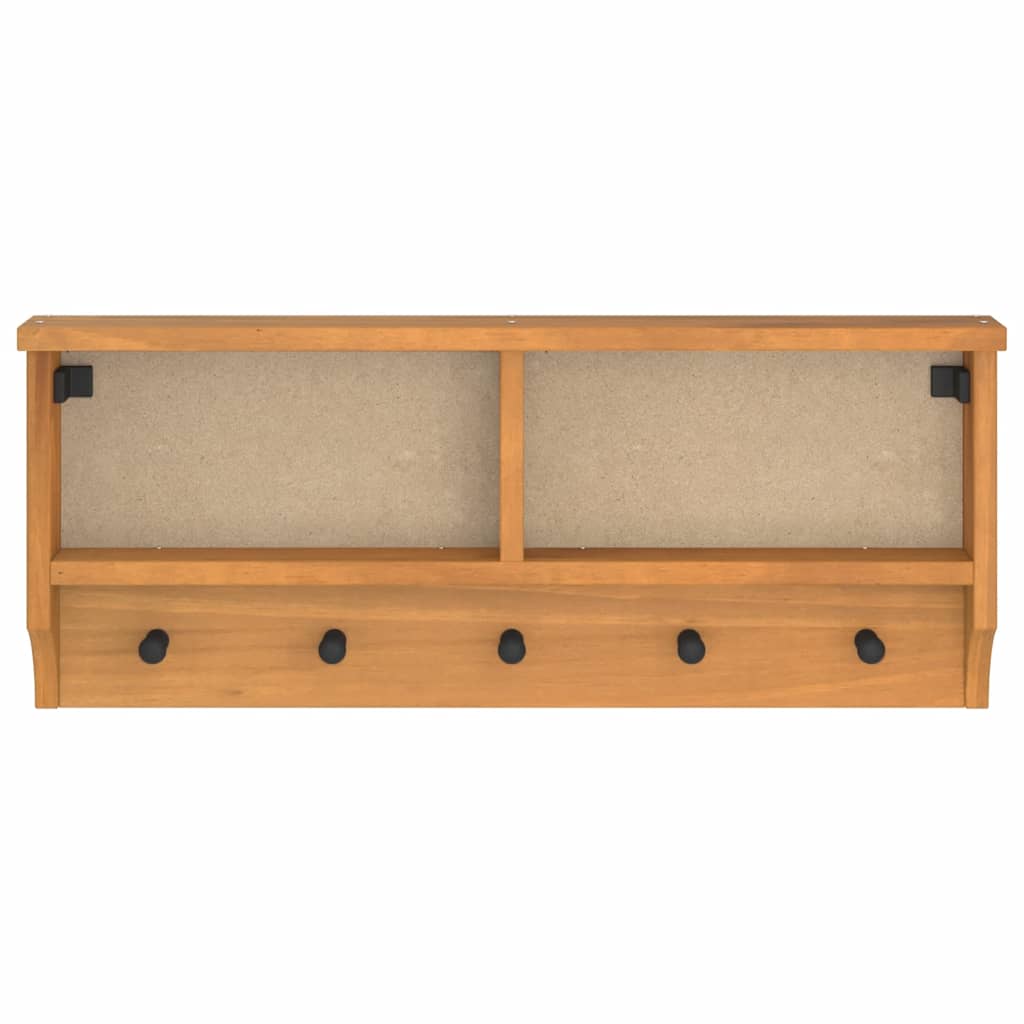 Seinänaulakko Sandnes 87X12X35 Cm Täysi Mänty