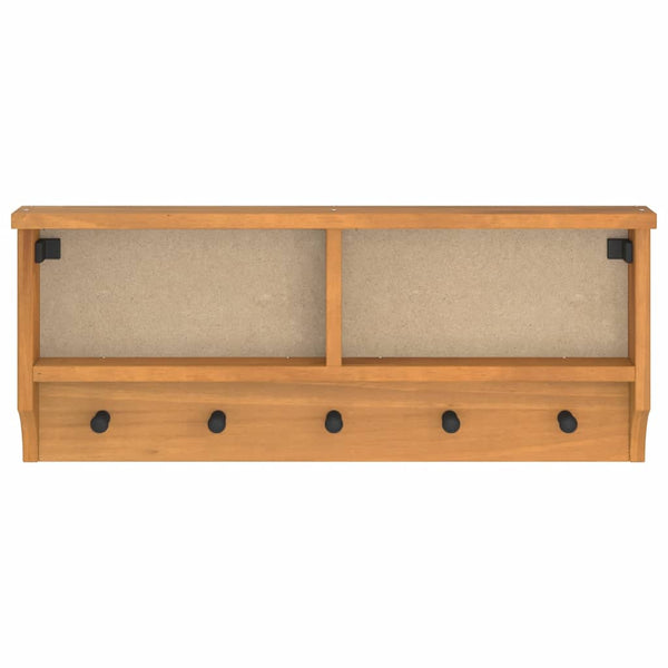 Seinänaulakko Sandnes 87X12X35 Cm Täysi Mänty