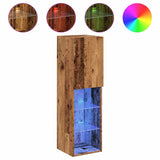 Tv-Kaapit Led-Valoilla 2 Kpl 30,5X30X102 Cm