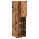 Tv-Kaapit Led-Valoilla 2 Kpl 30,5X30X102 Cm