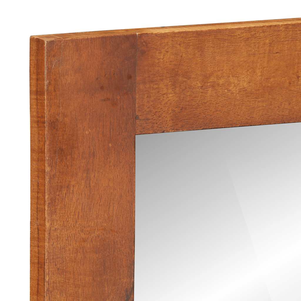 Seinäpeili Laatikoilla 60X33X90 Cm Massiivipuu Akaasia
