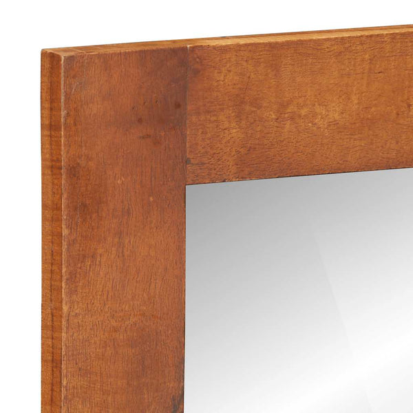 Seinäpeili Laatikoilla 60X33X90 Cm Massiivipuu Akaasia