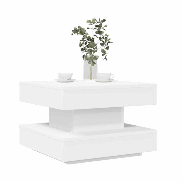 Sohvapöytä 360 Astetta Kääntyvä Betoni Harmaa 90X90X34,5 Cm