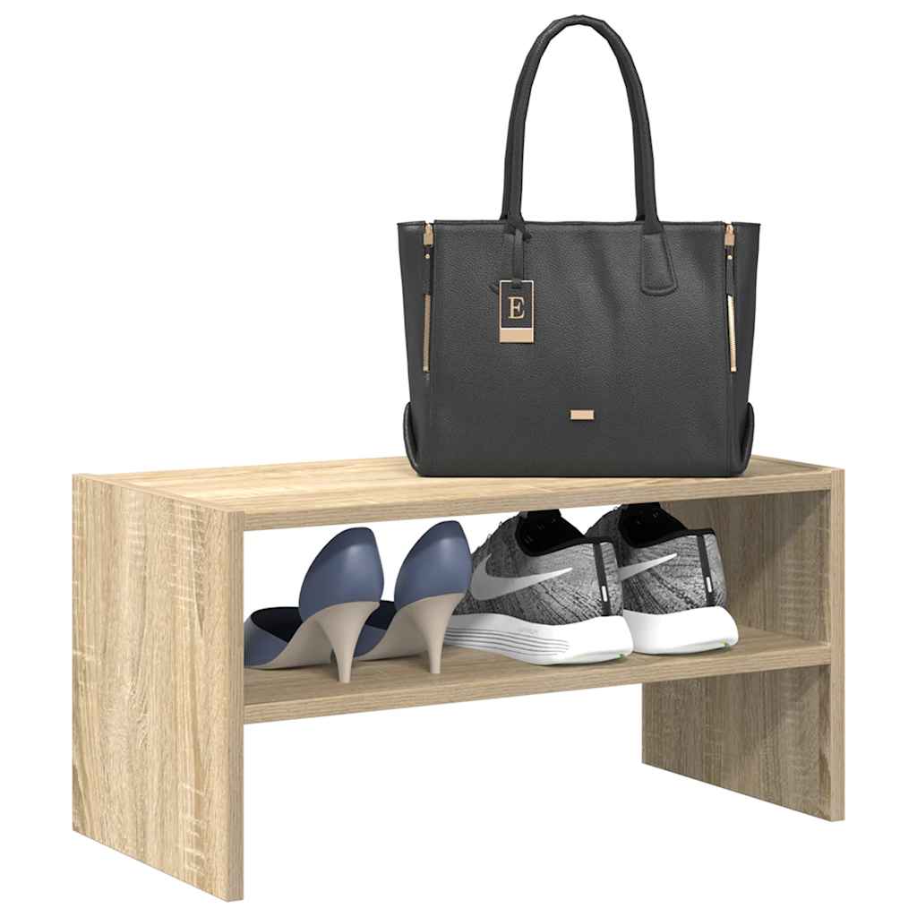 Kenkäteline Pinottava Sonoma Oak 60X30X30,5 Cm
