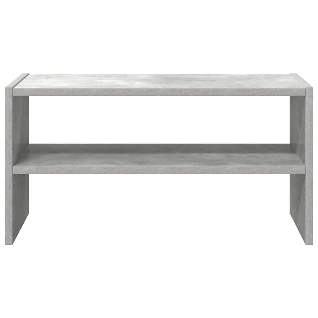 Kenkäteline Pinottava Betoni Harmaa 60X30X30,5 Cm