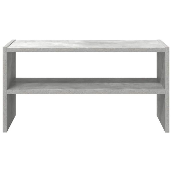 Kenkäteline Pinottava Betoni Harmaa 60X30X30,5 Cm