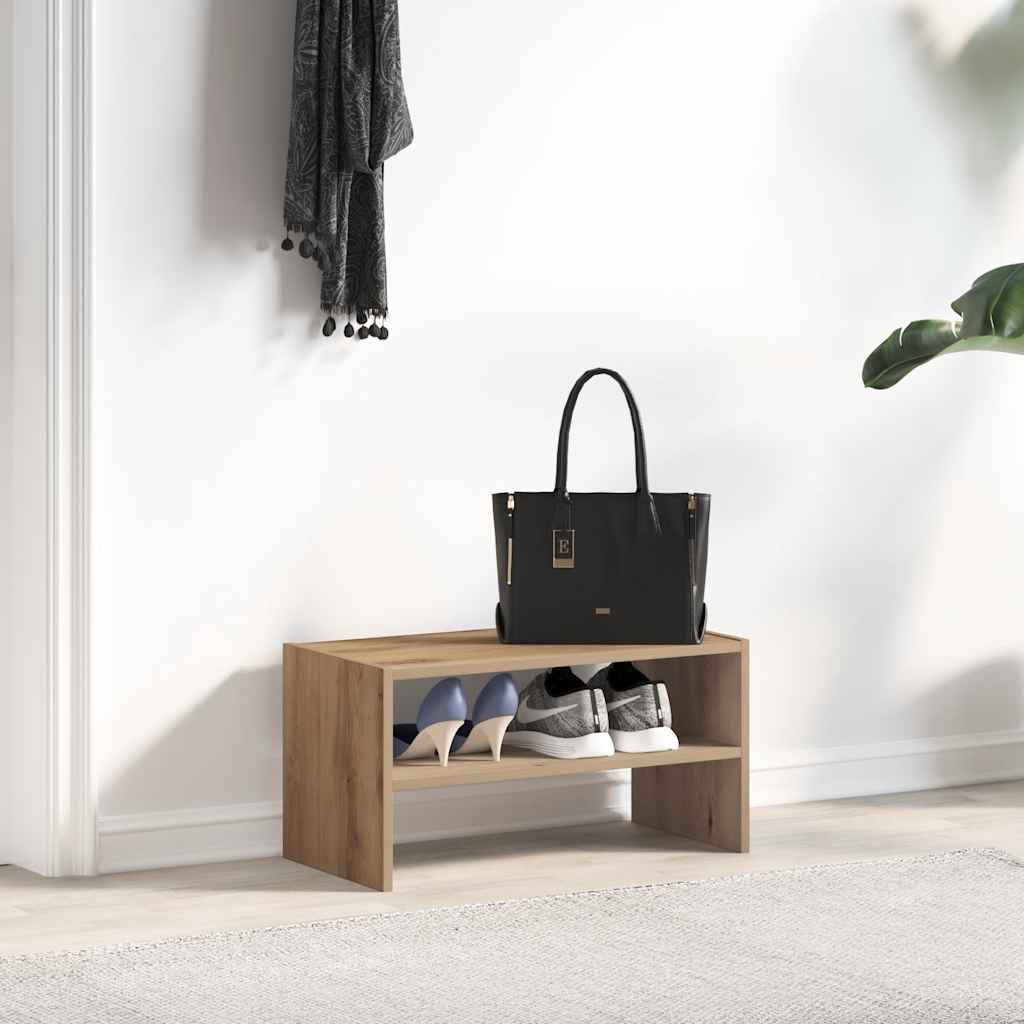 Kenkäteline Pinottava Artisan Oak 60X30X30,5 Cm