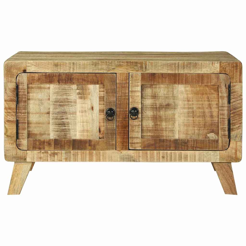 Sohvapöytä Ruskea 80 X 54 X 45 Cm Kiinteä Mango Puu