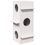 Cat House Wax Ruskea 43X43X90 Cm Massiivipuumänty