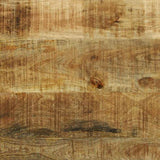 Sohvapöytä Ruskea 120 X 50 X 38 Cm Kiinteä Mango Puu