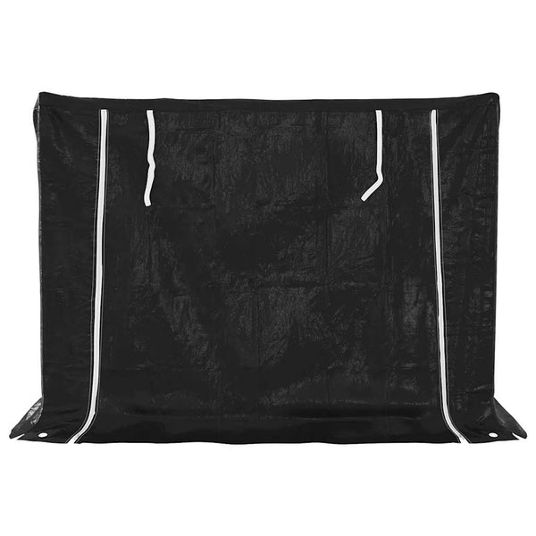 Polttopuuteline Sadesuojalla 151X80,5X110,5 Cm Galvanoitu Teräs