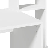 Työpöytä Hyllyillä 100X45X140 Cm Tekninen Puu