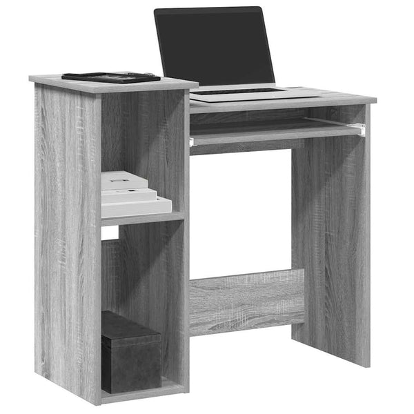 Työpöytä Hyllyillä 84X40X78 Cm Lastulevy