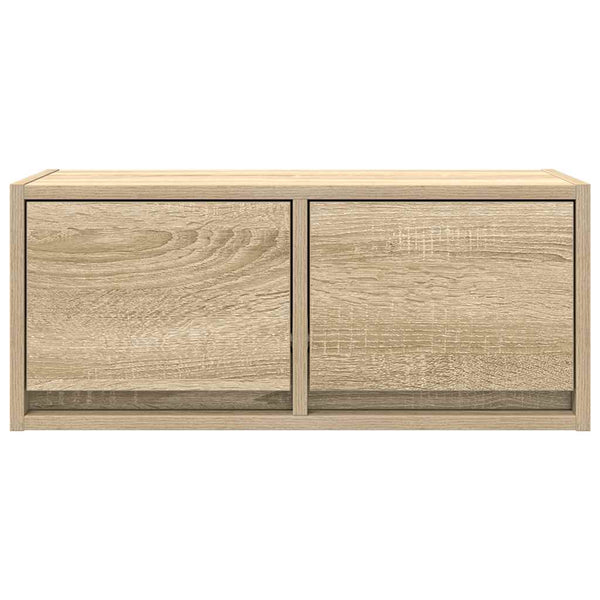 Tv-Seinäkaapit 2 Kpl Sonoma-Tammi 60X31X25,5 Cm Tekninen Puu