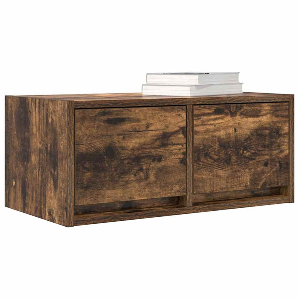 Tv-Seinäkaappi 2 Kpl 60X31X25,5 Cm Tekninen Puu