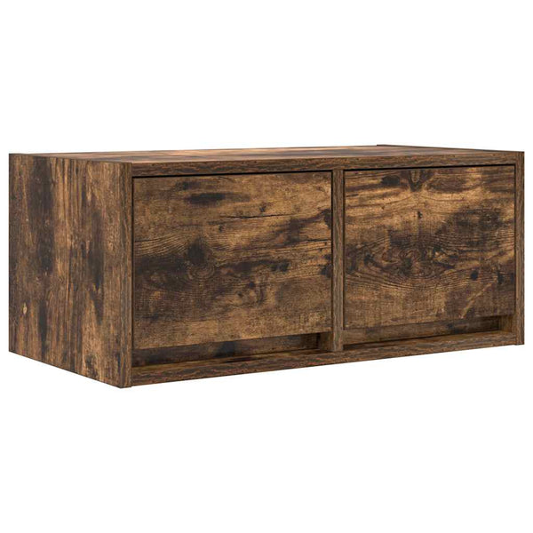 Tv-Seinäkaappi 2 Kpl 60X31X25,5 Cm Tekninen Puu