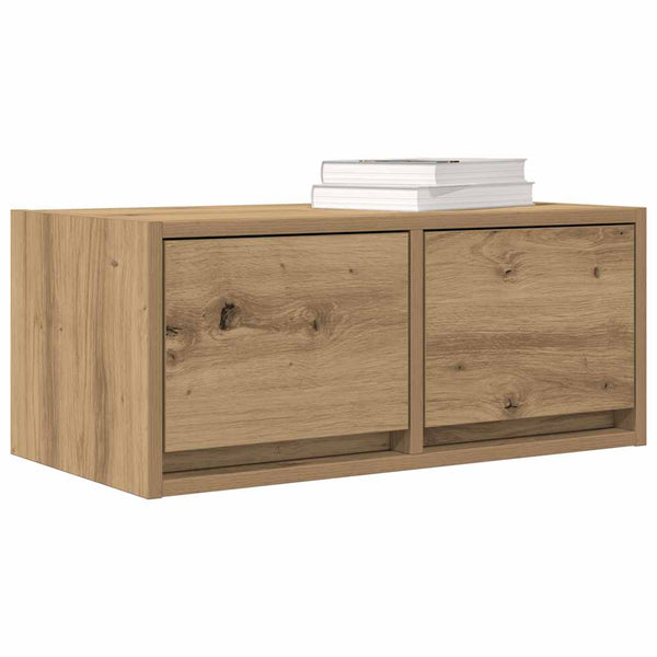Tv-Seinäkaapit 2 Kpl 60X31X25,5 Cm Tekninen Puu