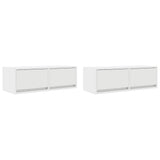 Tv-Seinäkaapit 2 Kpl 80X31X25,5 Cm Tekninen Puu