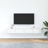 Tv-Seinäkaapit 2 Kpl 80X31X25,5 Cm Tekninen Puu
