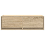 Tv-Seinäkaapit 2 Kpl Sonoma-Tammi 80X31X25,5 Cm Tekninen Puu