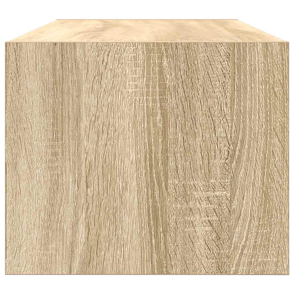 Tv-Seinäkaapit 2 Kpl Sonoma-Tammi 80X31X25,5 Cm Tekninen Puu