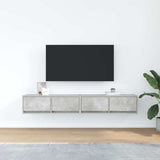 Tv-Seinäkaapit 2 Kpl 80X31X25,5 Cm Tekninen Puu