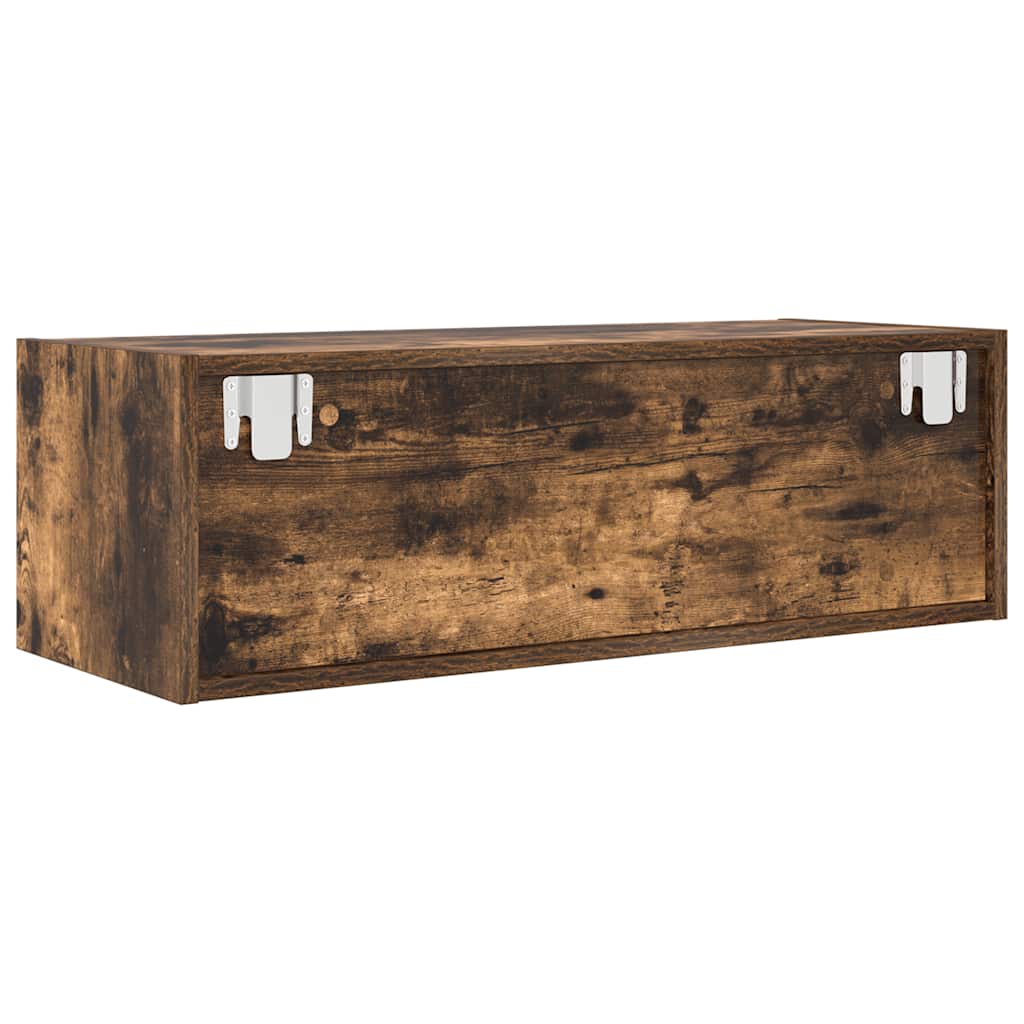 Tv-Seinäkaappi 2 Kpl 80X31X25,5 Cm Tekninen Puu