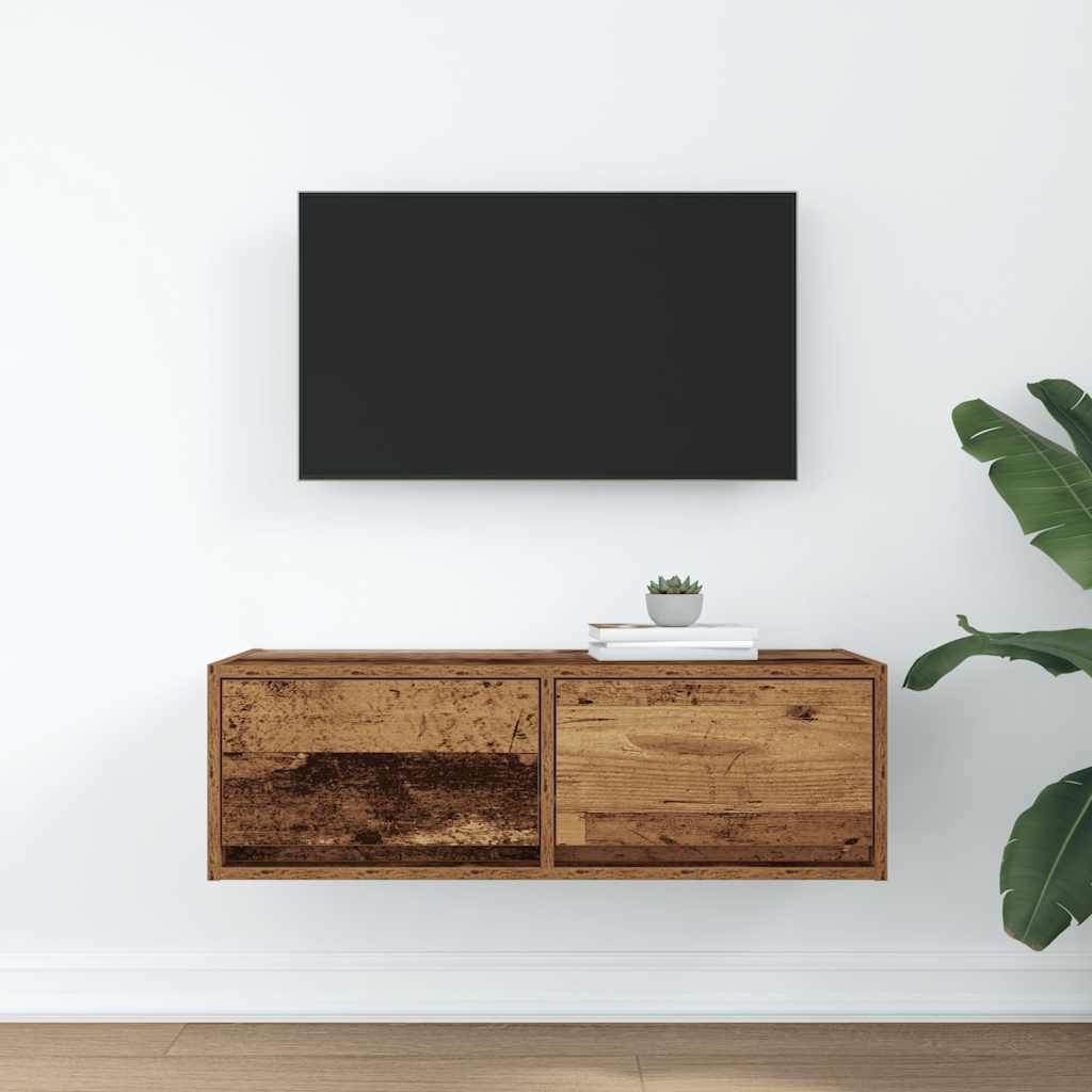 Tv-Taso 80X31X25,5 Cm Suunniteltu Puu