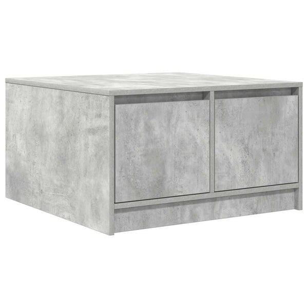Sohvapöytä Laatikoilla Betonin Harmaa 70,5X70X40 Cm