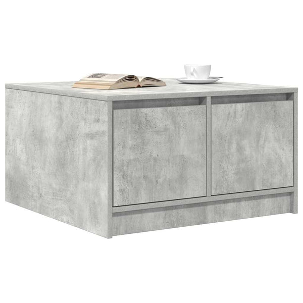 Sohvapöytä Laatikoilla Betonin Harmaa 70,5X70X40 Cm