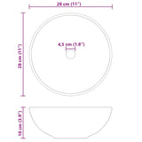Pesuallas Gloss Ø28X10 Cm Keramiikka