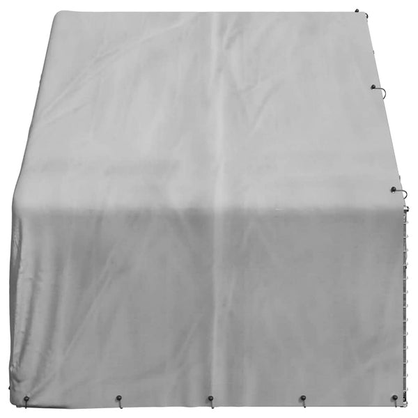 Ulkokoirahäkki Katoksella 3X2X1,9 M Galvanoitu Teräs