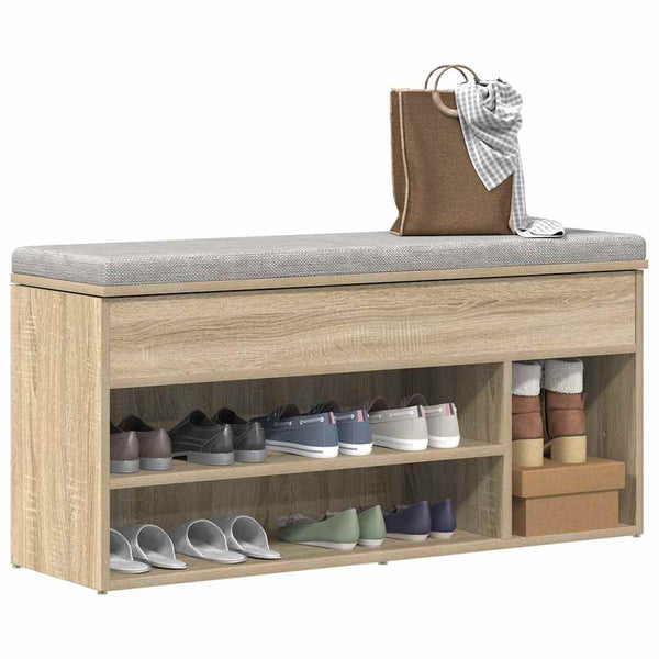 Kenkäteline 102X30,5X45 Cm Tekninen Puu