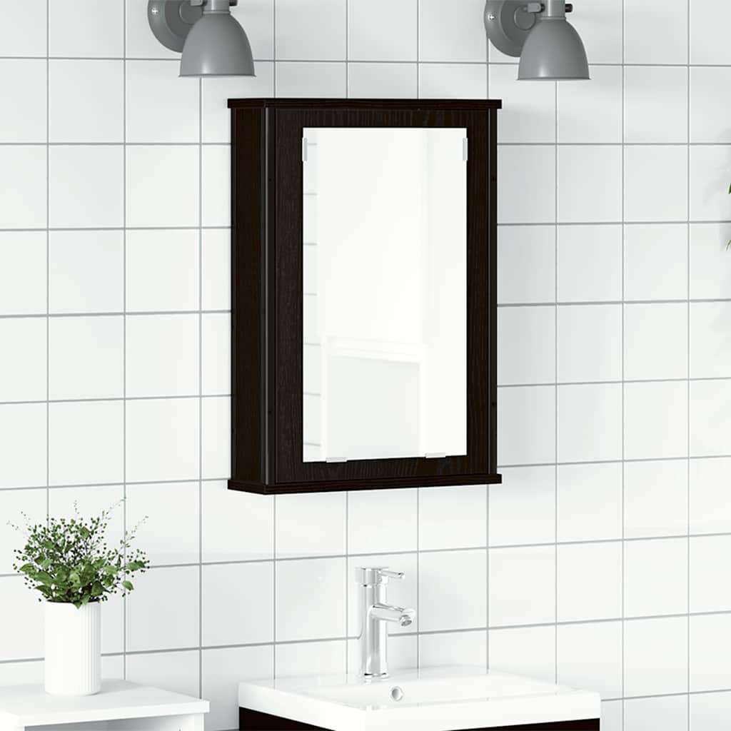 Kylpyhuoneen Peilikaappi 42X12X60 Cm Tekninen Puu