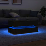 Sohvapöytä Led-Valoilla 50X50X40 Cm
