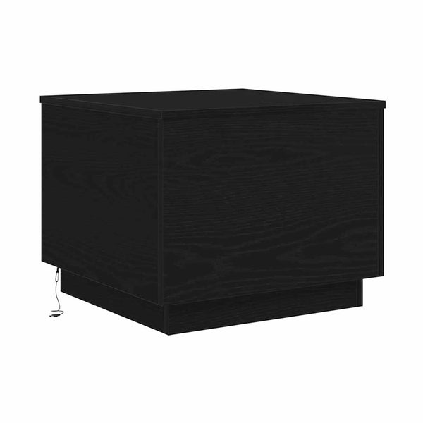 Sohvapöytä Led-Valoilla 50X50X40 Cm
