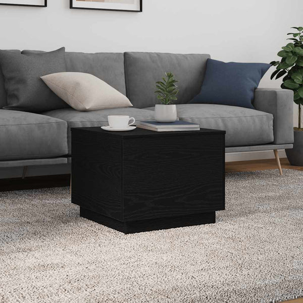 Sohvapöytä Led-Valoilla 50X50X40 Cm