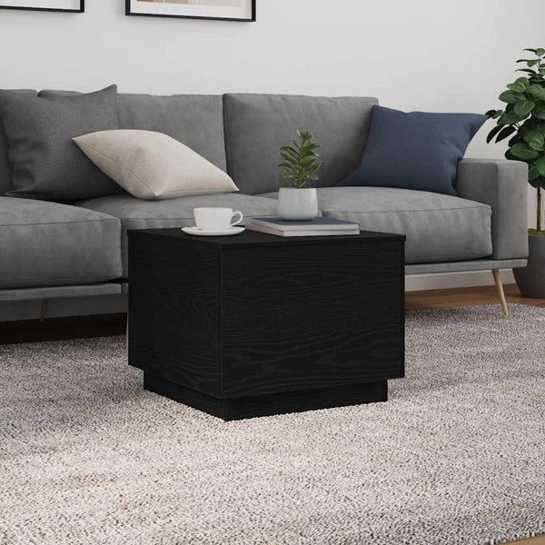 Sohvapöytä Led-Valoilla 50X50X40 Cm