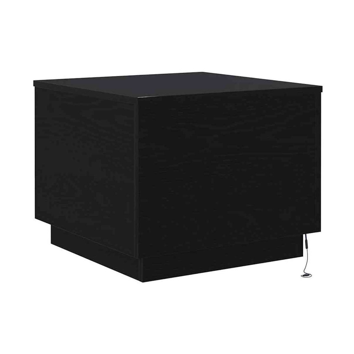 Sohvapöytä Led-Valoilla 50X50X40 Cm