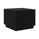 Sohvapöytä Led-Valoilla 50X50X40 Cm