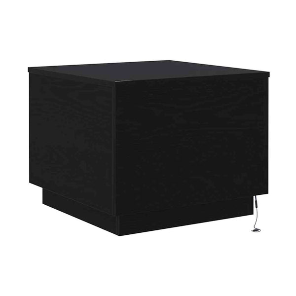 Sohvapöytä Led-Valoilla 50X50X40 Cm