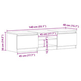 Tv-Taso 140X40X36 Cm Tekninen Puu
