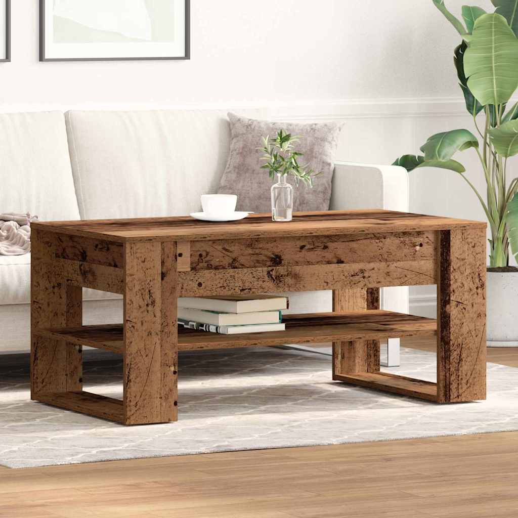 Sohvapöytä Sonoma-Tammi 102X55X45 Cm Tekninen Puu
