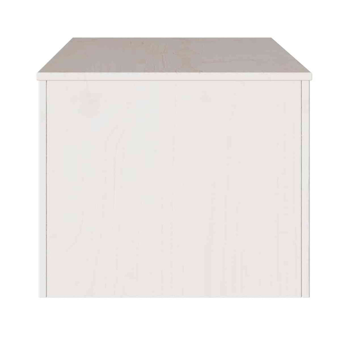 Sohvapöytä Drammen Valkoinen 99 X 55 X 45 Cm Massiivinen Mänty