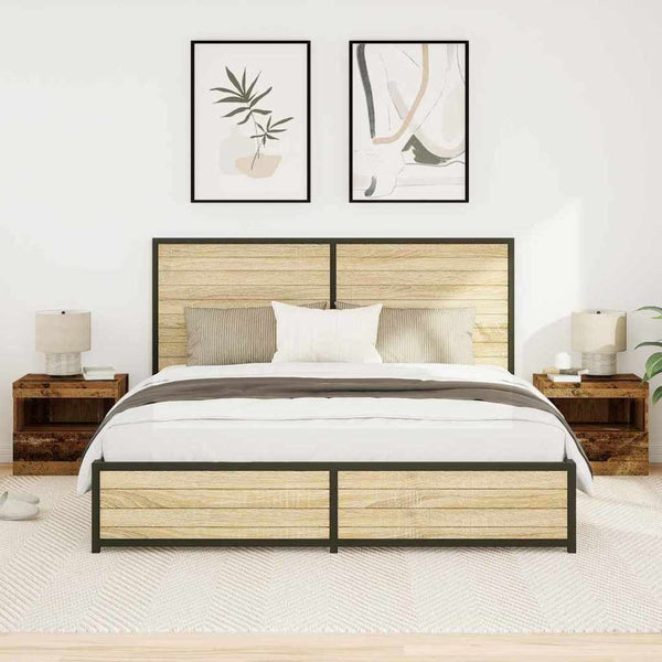 Yöpöytä Led-Valoilla 50X40X45 Cm