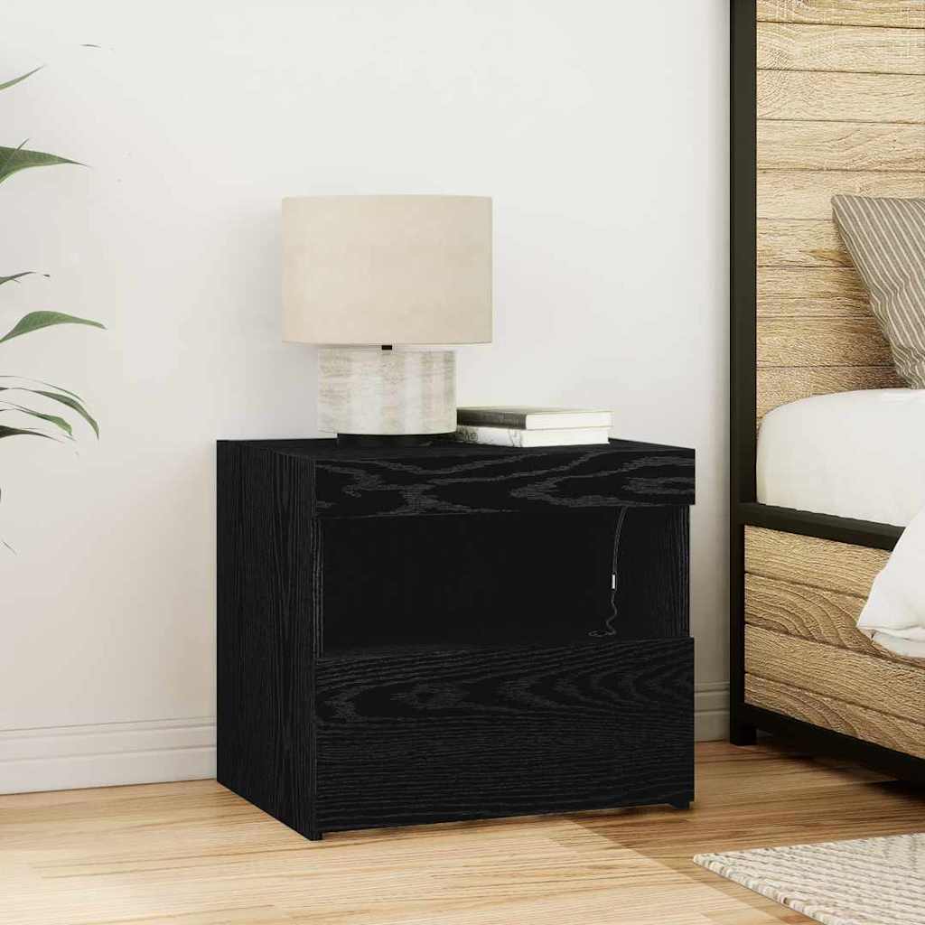 Yöpöytä Led-Valoilla 50X40X45 Cm